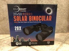 Celestron 20x50 EclipSmart Porro Solar Eclipse Binoculars With Case New-Open Box
