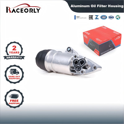 Aluminium Oil Filter Housing with Filter For Audi A4 A5 A6 A8 Q5 Q7 06E115405K