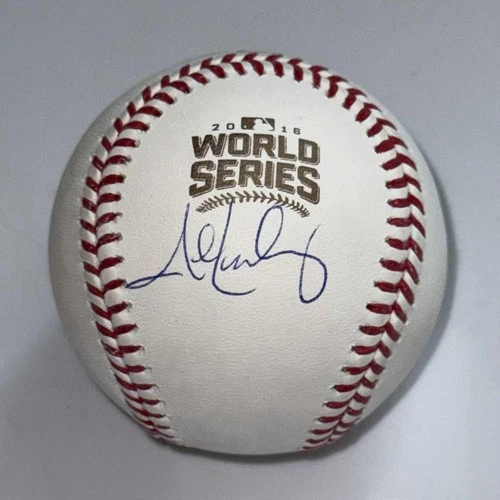 Chicago Cubs John Lackey Signed 2016 World Series Baseball Autograph JSA