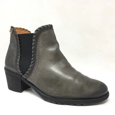 Pikolinos Andorra Ankle Boots Booties Shoes Womens Size 7.5-8 US 38 EU Gray