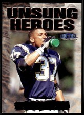1999 Fleer Tradition Unsung Heroes Rodney Harrison San Diego Chargers #25UH