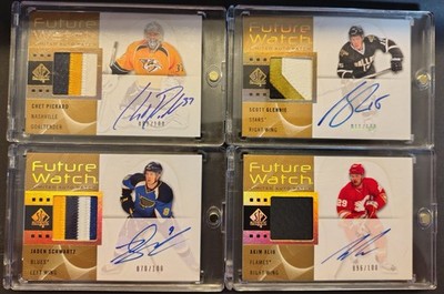 NHL Upper Deck Authentic 2012-13 Future Watch Auto Patch #/100