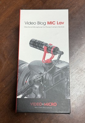 Vlogger Accessory Bundle   Mini Shotgun Mic, Lav Mic, LED Light, Tripod, Phone C