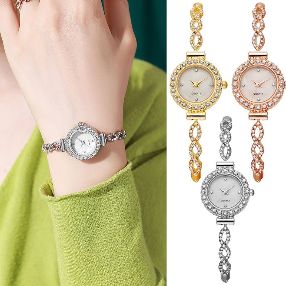 Elegant Quartz Watch Adjustable Wrist Watch Fashion Bracelet Watch  Women Girls