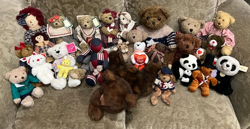 25 Assorted Vintage Teddy Bear Lot of 20