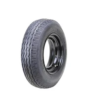 One Heavy Duty Highway Trailer Tire Wheel Assembly 8-14.5 14PR LR G w/6x14.5 ...