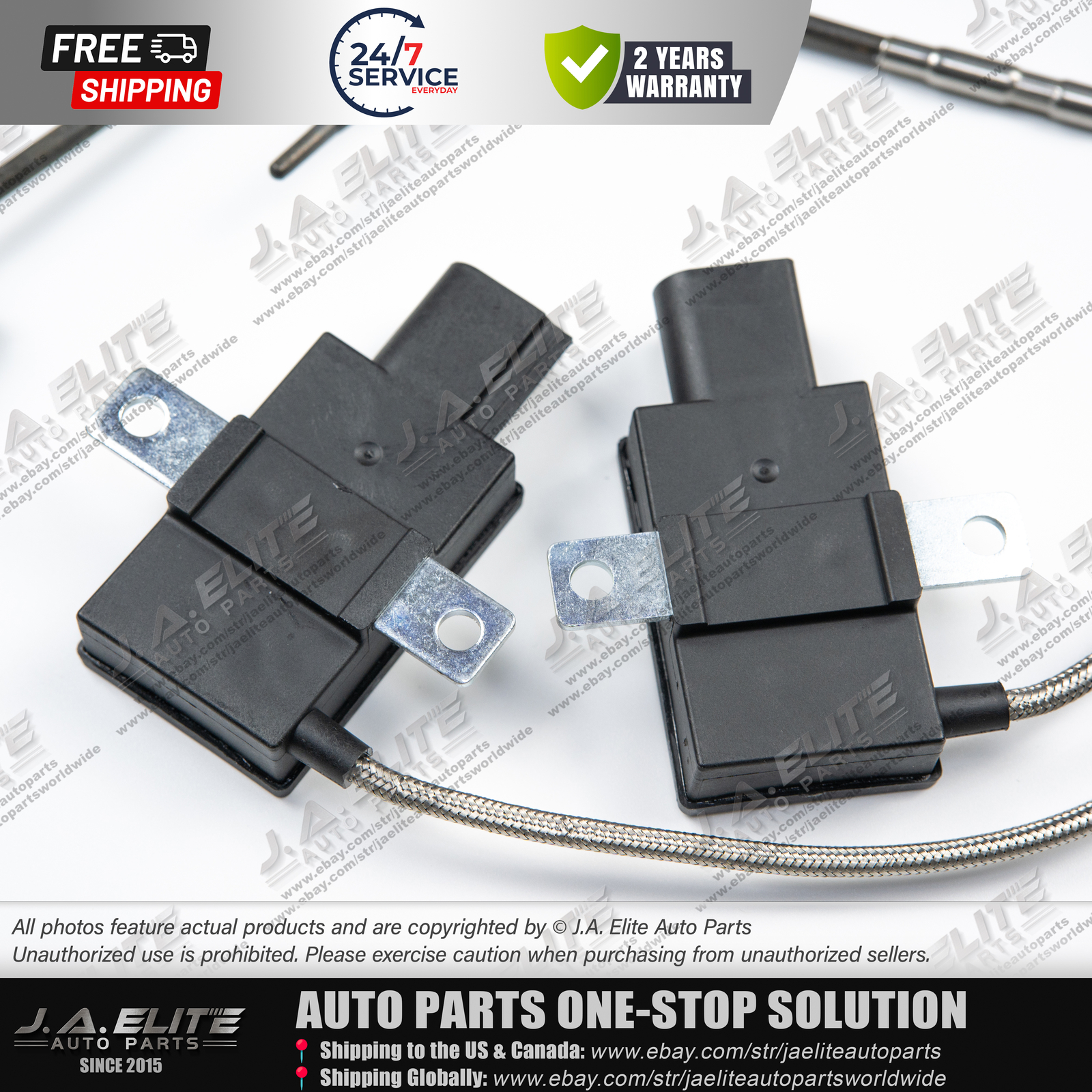 Exhaust Temperature Sensor for Bentley Continental GTC GT Flying Spur Bank 1 & 2