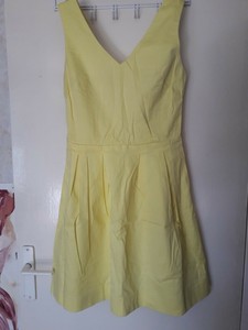 robe jaune camaieu