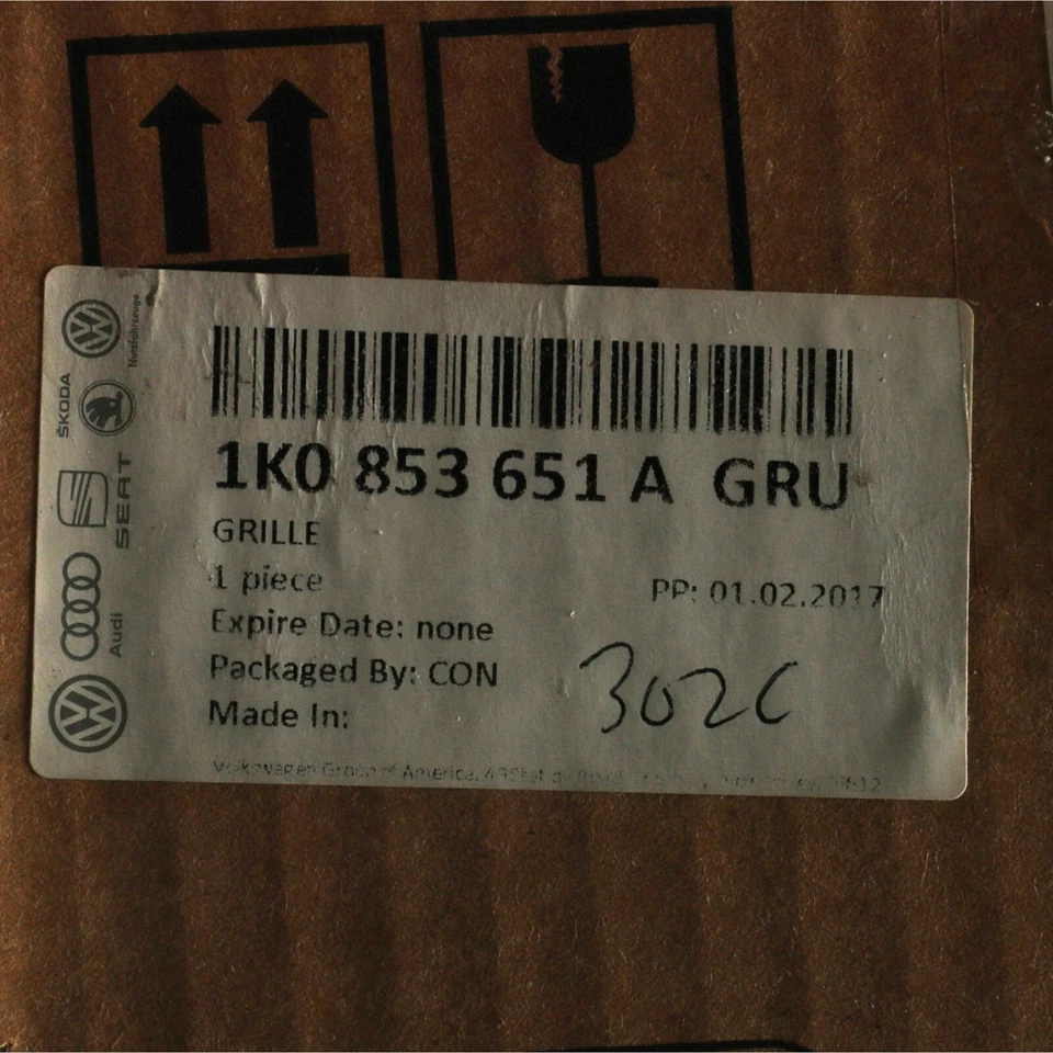 NUEVO OEM 06-07 VW Volkswagen Golf Rabbit parrilla radiador delantero imprimado Foto 3 de 3