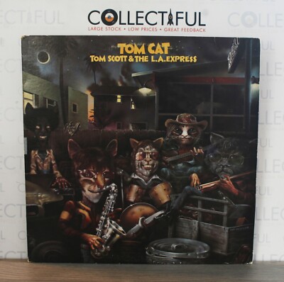 TOM SCOTT & THE L.A. EXPRESS - TOM CAT - ODE 1975 - VINYL LP RECORD 
