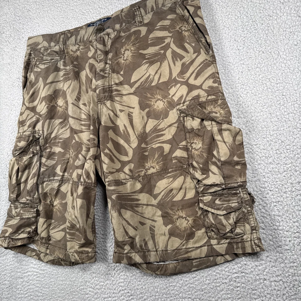 Pantalones Cortos Old Navy Para Hombre 40 Verde Carga Excedente Senderismo Aire Libre Trabajo Utilidad Foto 3 de 4