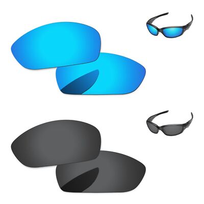 Lenslog Polarized Replacement Lenses For-Oakley Straight Jacket 2007 Options