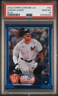PSA 10 2023 Topps Chrome Logofractor Edition Blue Refractor #62 Aaron Judge /150