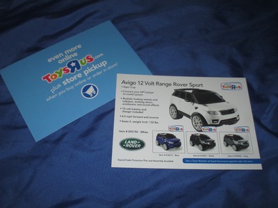 toys r us range rover