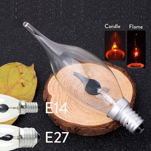 5x LED Bulb Candle Light Flame Effect Lamp E14 E27 3W 220V Home Decor Lighting - Picture 17 of 23