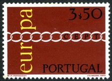 Portugal 1971 Europa Fraternidad Cooperación Esfuerzo Común MNH (SC# 1095)