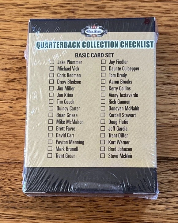 2002 FLEER BOX SCORE QUARTERBACK COLLECTION TOM BRADY 1ST YR QBC #198 SEALED - Image 3 of 4