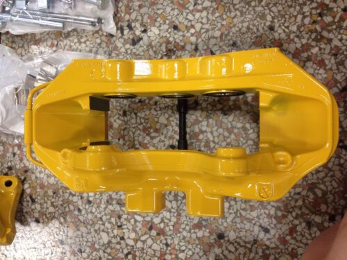 New Cadillac CTS-V 6 Piston Yellow Brembo Calipers Front & Rear w/pads pins ZL1 - Picture 4 of 7