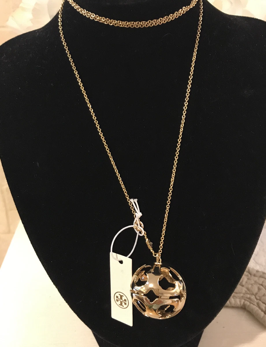 Tory Burch Embellished Miller Pendant Necklace | Harrods AE