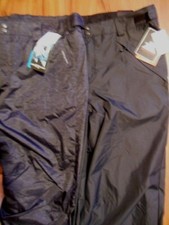 NWT ZeroXposur Black Insulated Ski Snow Pants Water Repel Wmns 2X MSRP 80- 125