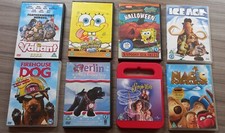 Children's DVD Bundle, Spongbob, Valiant, Ice Age, A simple Wish (x8 in Total)
