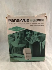 Pana-Vue Electric R 2 X 2 Lighted Slide Viewer Original Cord & Box Sawyer's