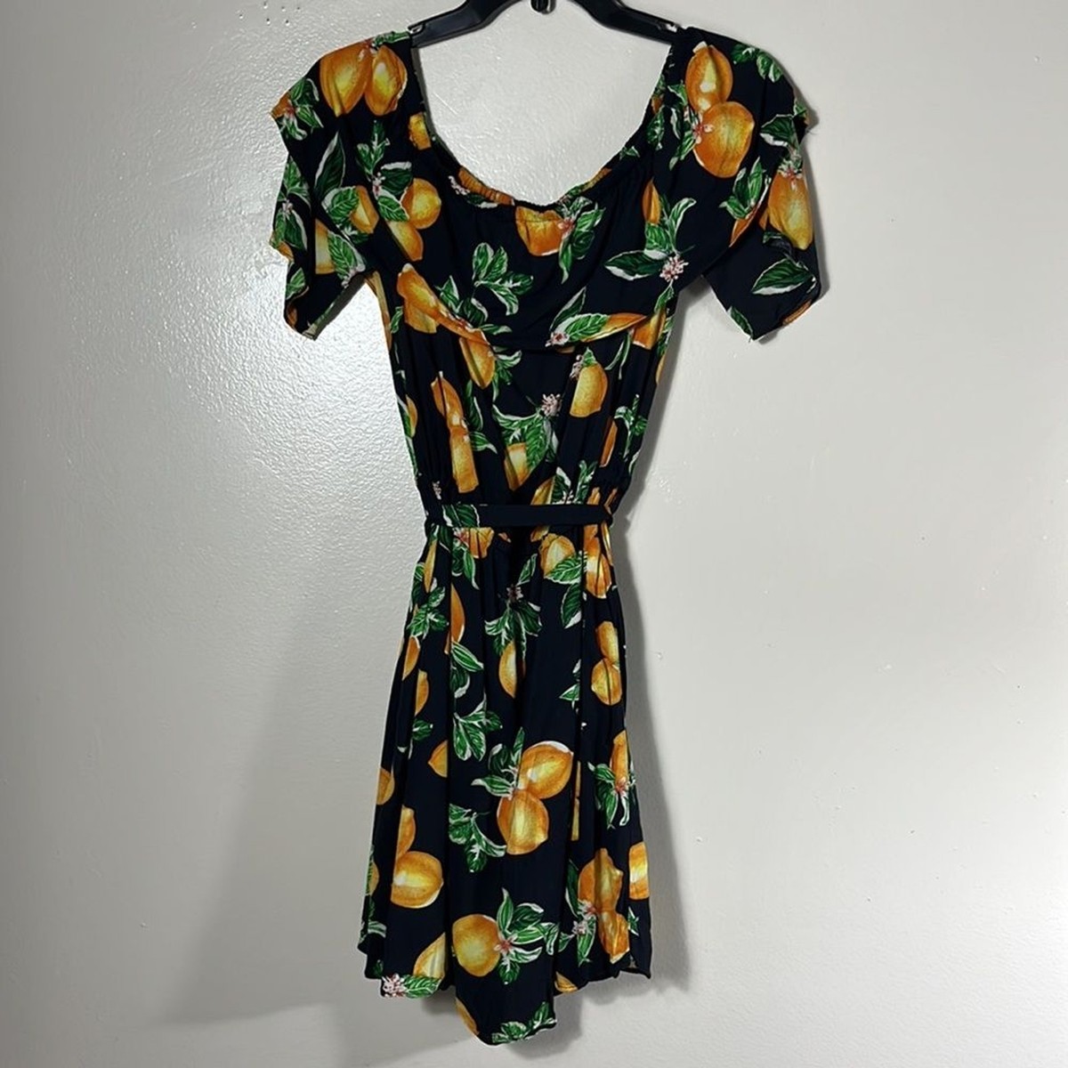 Coverstitched black/yellow summer flowy mini dress women's size M | eBay Coverstitched black/yellow summer flowy mini dress women's size M | eBay