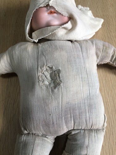 Antique Dream Baby Doll AM Armand Marseille Bisque 12” READ w/ 2 Dresses - Picture 13 of 17
