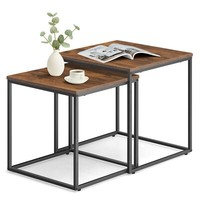 Couchtisch 2Er Set Kaffeetisch Wohnzimmertisch Metalltisch Couch Beistelltisch