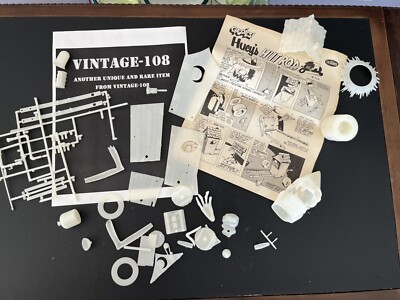1983 Testors Grodies Huey's Hut Rod Model Kit Unassembled NO Box looks complete