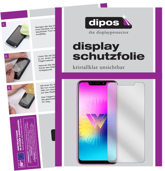 2X Schutzfolie FüR Lg W10 Klar Displayschutzfolie Folie Display Schutz Dipos-image