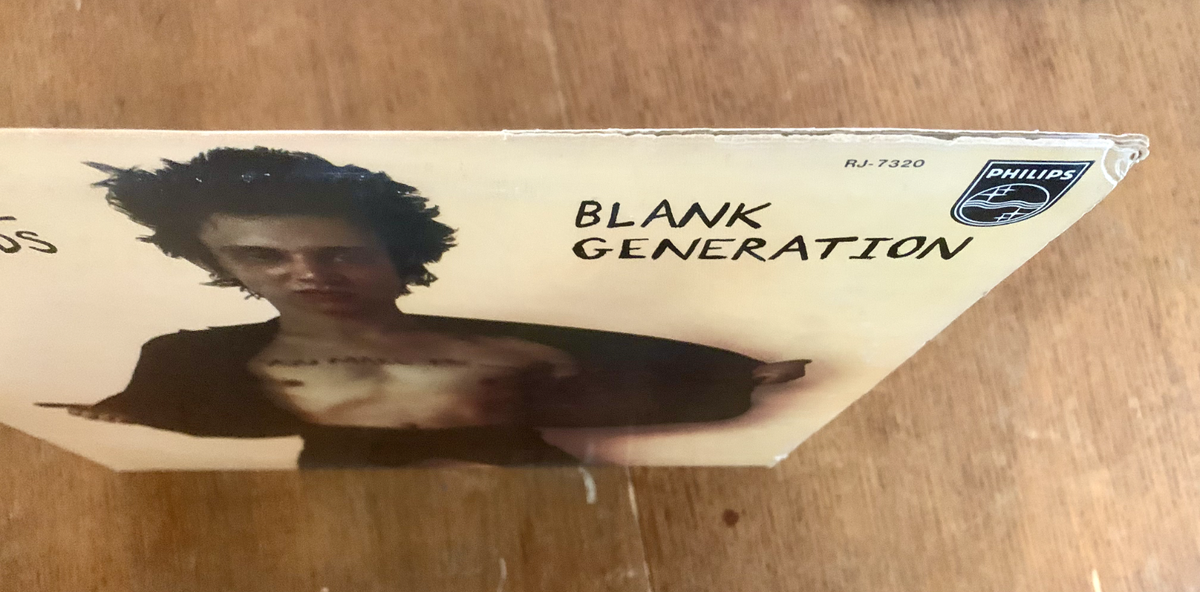1977 JAPAN PROMO WHT LABEL RICHARD HELL & THE VOIDOIDS Blank
