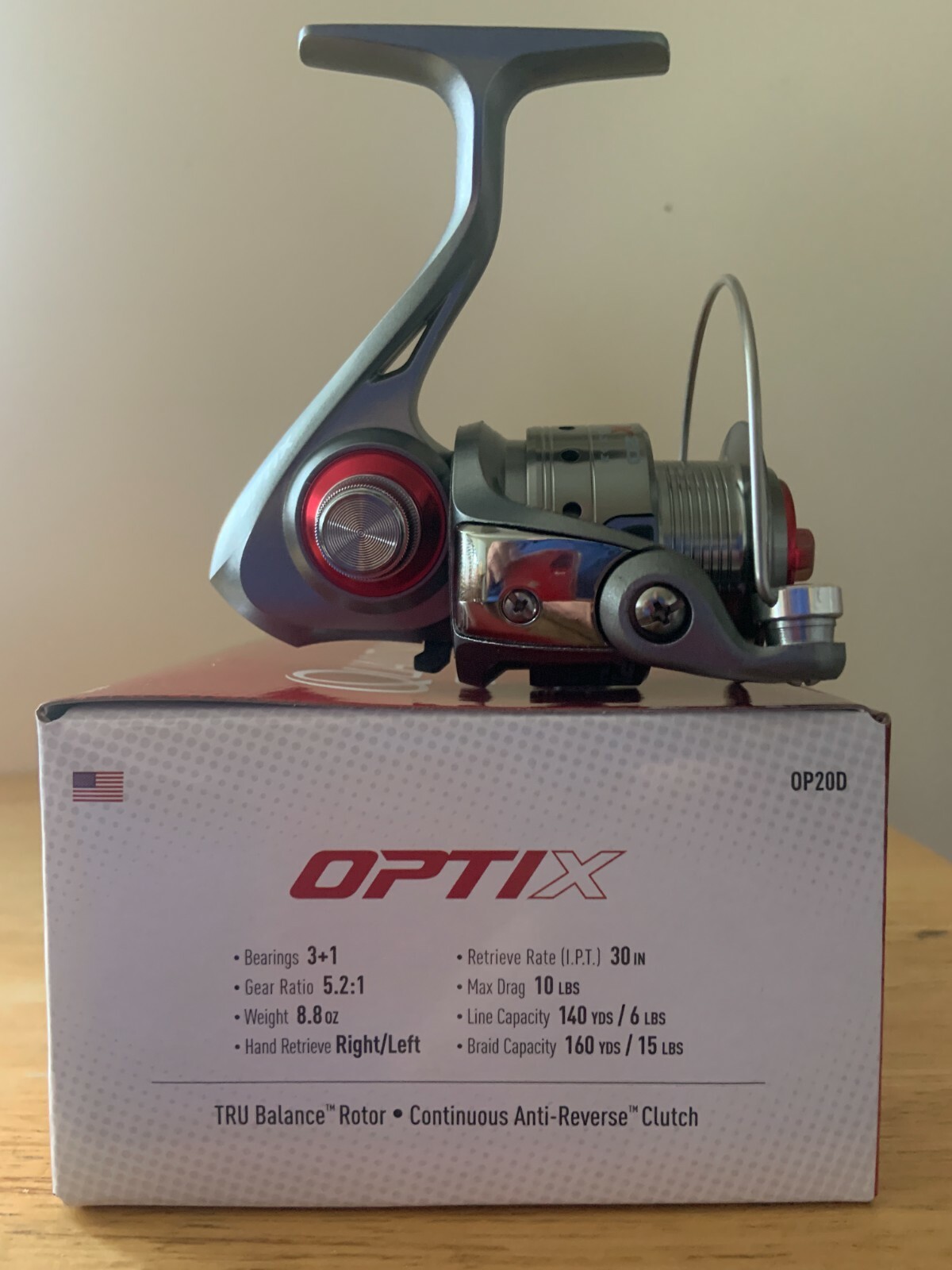 QUANTUM OPTIX OP20D  SPINNING REEL