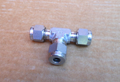 HAM-LET T-Verschraubung 6 mm, 764L-SS-6MM, Edelstahl 316