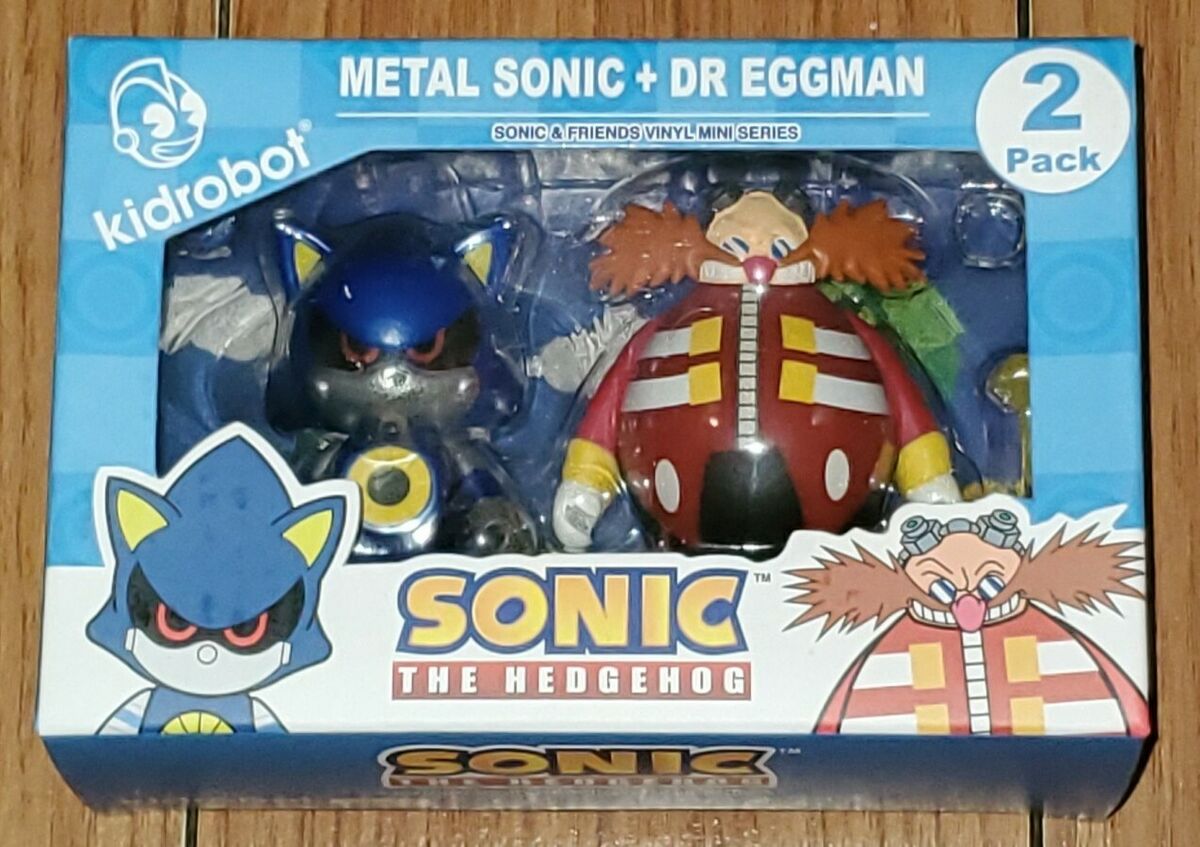 Sonic the Hedgehog 3 Vinyl Figure Dr. Robotnic and Metal Sonic 2-Pack -  Kidrobot