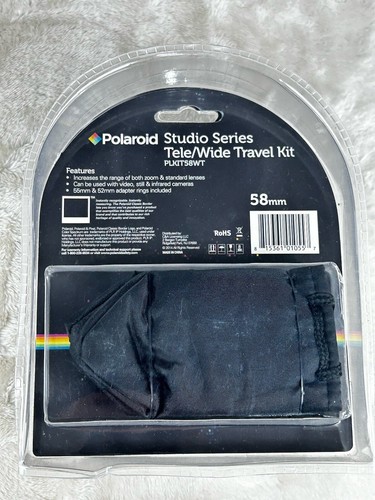 Polaroid Studio Series 58mm 2.2x Telephoto 0.43x Wide Angle Travel Lens Kit New - Picture 2 of 3