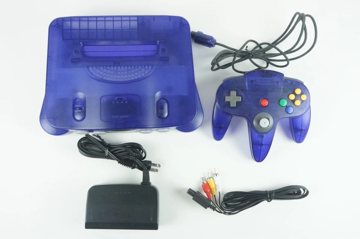 Nintendo 64 Midnight Blue Console Limited 2 N64 From Japan