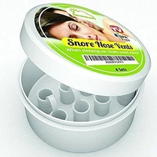 Snore Stopper Nose Vents for a Good Night Sleep. Contain 4 Nasal Dilator in 2 Di