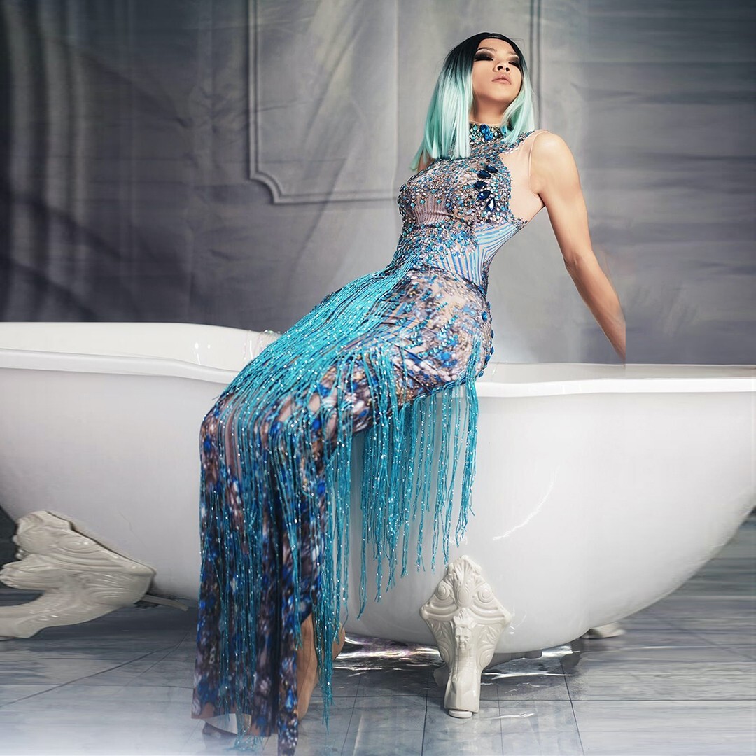 glitter shaggy dress ラメフリンジ　ロングドレス glitter shaggy dress ラメフリンジ ロングドレス 楽天市場