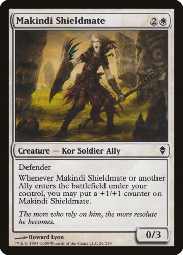 4 x Makindi Shieldmate - neuf dans sa boîte/lp - bloc Zendikar - SPARROW MAGIC - Photo 1/1