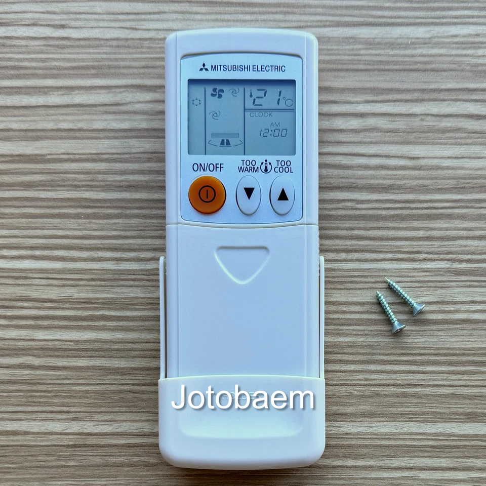 A/C Replacement Remote Control Mitsubishi MSZ-GE22VA, MSZ-GE25VA + WALL HOLDER - Image 2 of 3