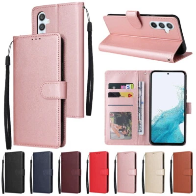 For Samsung S24 S23 S22 Ultra A54 A53 ShockProof Leather Wallet Flip Case Cover