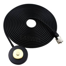 Base antenna VHF UHF magnetica attacco NMO PL-259 per ICOM KENWOOD MOTOROLA