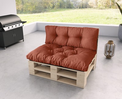 Palettenkissen Set Palettensofa Palettenpolster Sitzkissen Rückenkissen 120x80