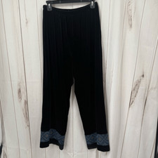 Vintage Cite Women  s XL Velvet Pull on Pants