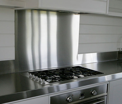 Polished Stainless Steel Cooker Splashback Mirror Kitchen Hob Splash 