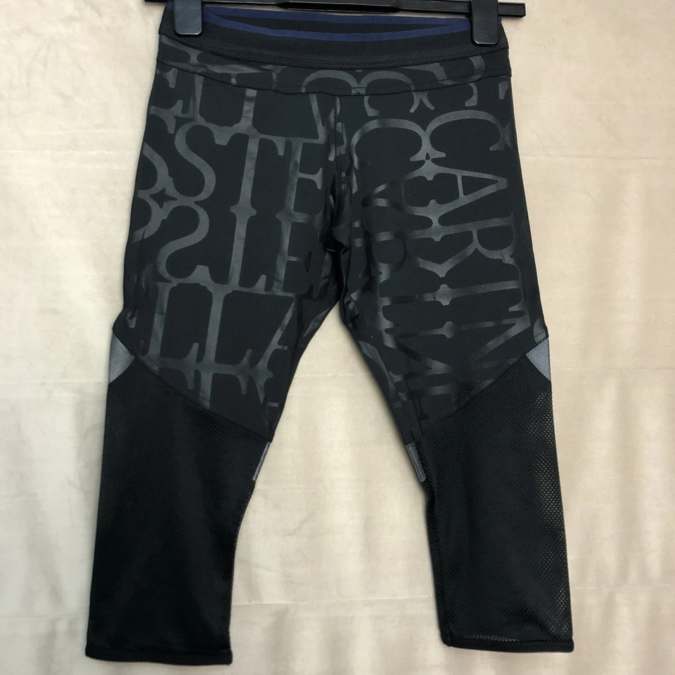 Adidas by Stella McCartney Run Climalite 3/4 Coolants Tights AA7584 XS Mesh - Image 4 of 4