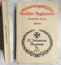 Historia armii saksońskiej 12 pułku piechoty nr 177 WŚ I front zachodni Somma