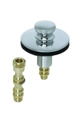 Push Pull Replacement Universal Drain Stopper with 5/16 3/8 Pins, Chrome