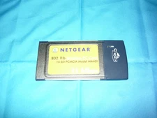 Vintage Netgear MA401 802.11b Wireless PC Card PCMCIA 11 Mbps Used Tested